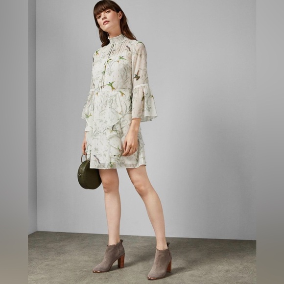 Ted Baker London Dresses & Skirts - NWT Ted Baker Andray Fortune Layered Ruffle Dress, Size 2